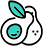 an svg logo of avocado